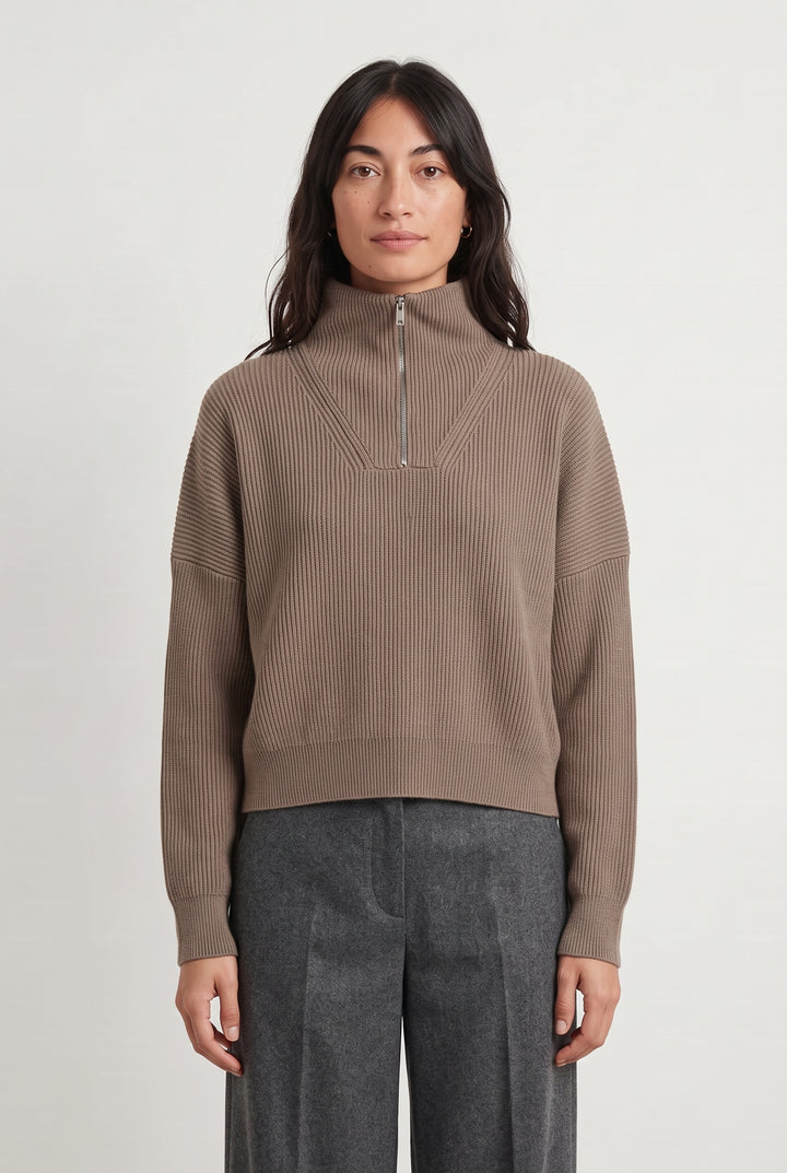 Pull Beige - Taille XS/34 de la marque IKKS | PARAD119408 - Vendu par Paradigme - Image 1
