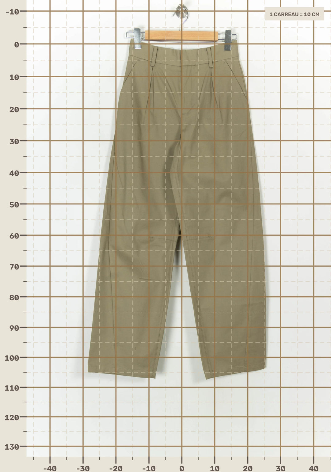 Pantalon Vert - Taille XS/34 de la marque IKKS | PARAD119413 - Vendu par Paradigme - Image 4