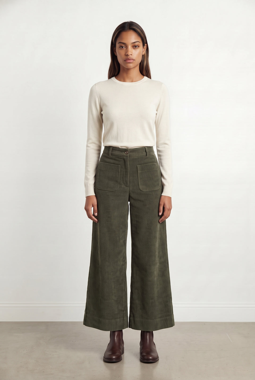 Pantalon Vert - Taille XS/34 de la marque La Fée Maraboutée | PARAD119414 - Vendu par Paradigme - Image 1