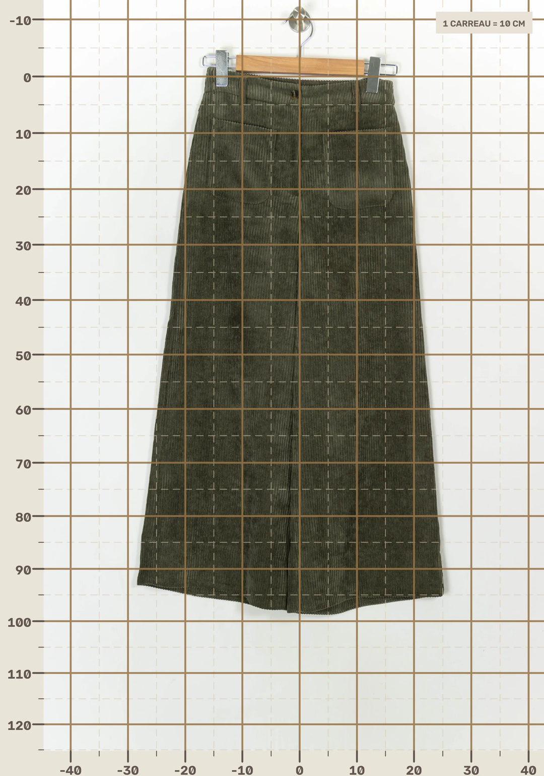 Pantalon Vert - Taille XS/34 de la marque La Fée Maraboutée | PARAD119414 - Vendu par Paradigme - Image 4