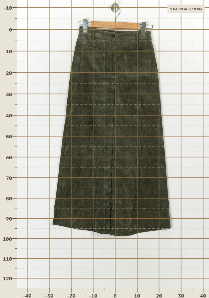 Pantalon Vert - Taille XS/34 de la marque La Fée Maraboutée | PARAD119414 - Vendu par Paradigme - Image 4