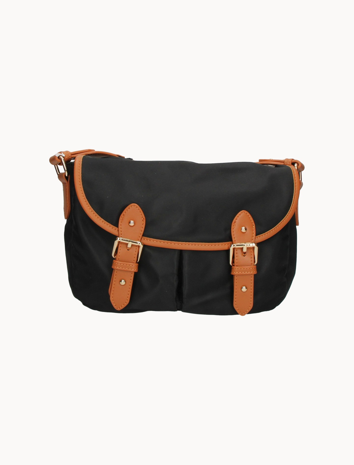 Sac Bandoulière Noir et Camel - Taille T.U. de la marque Petite Mendigote | PARAD119417 - Vendu par Paradigme - Image 1