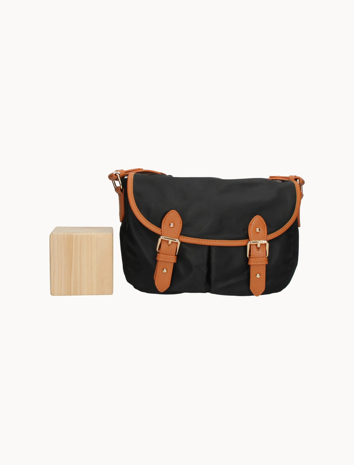 Sac Bandoulière Noir et Camel - Taille T.U. de la marque Petite Mendigote | PARAD119417 - Vendu par Paradigme - Image 3