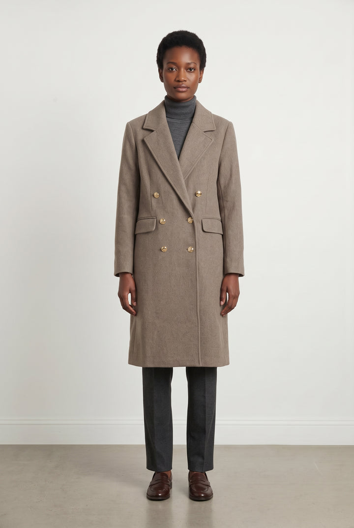 Manteau Long Beige - Taille S/36 de la marque Petite Mendigote | PARAD119425 - Vendu par Paradigme - Image 1