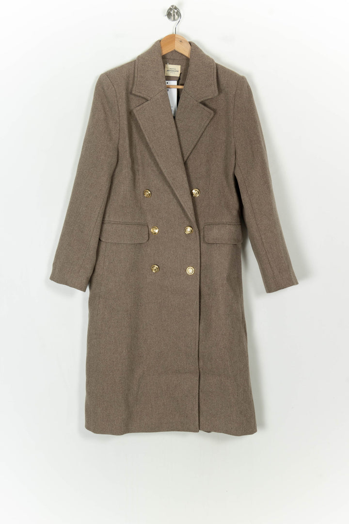 Manteau Long Beige - Taille S/36 de la marque Petite Mendigote | PARAD119425 - Vendu par Paradigme - Image 2