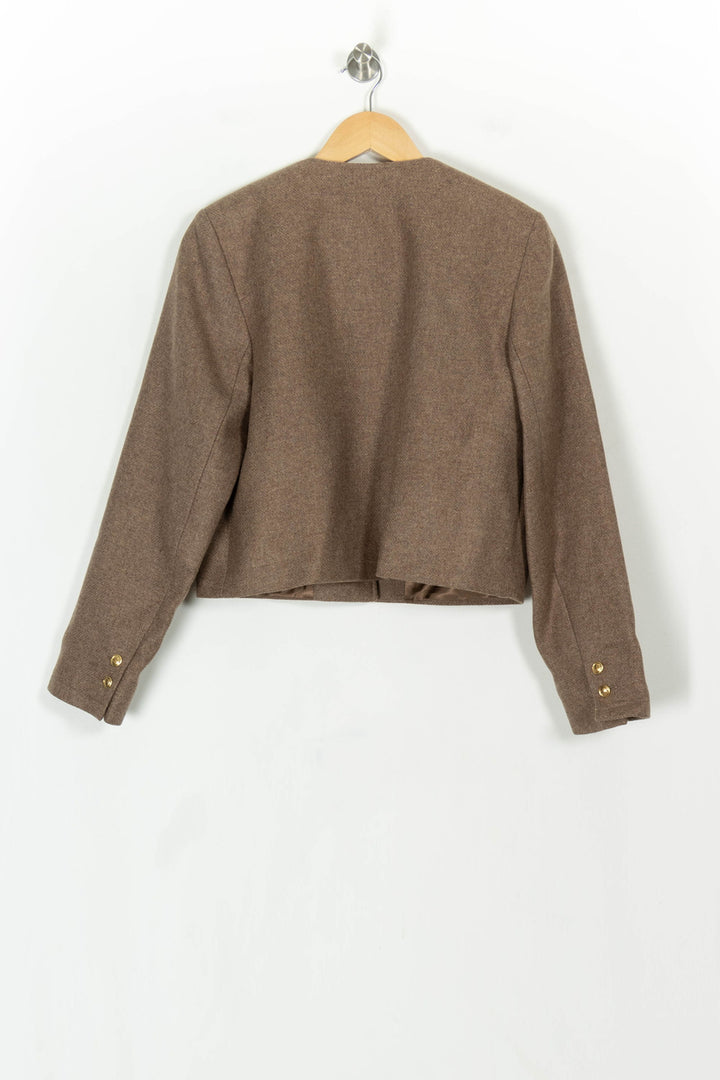 Veste Courte Beige - Taille L/40 de la marque Petite Mendigote | PARAD119428 - Vendu par Paradigme - Image 5