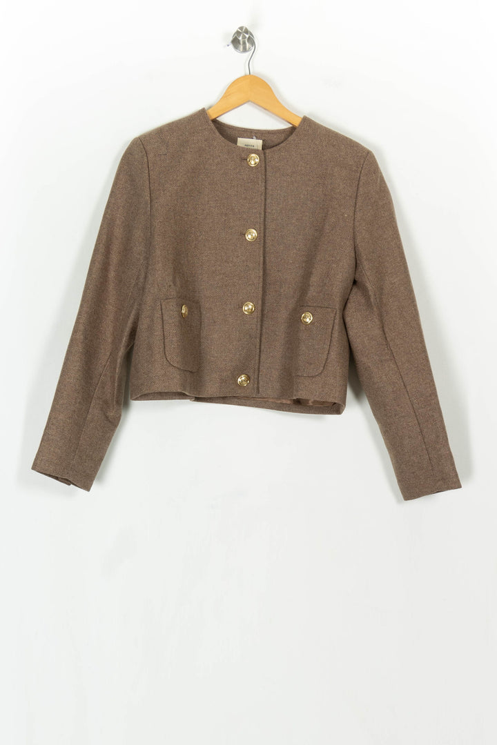 Veste Beige - Taille L/40 de la marque Petite Mendigote | PARAD119431 - Vendu par Paradigme - Image 2