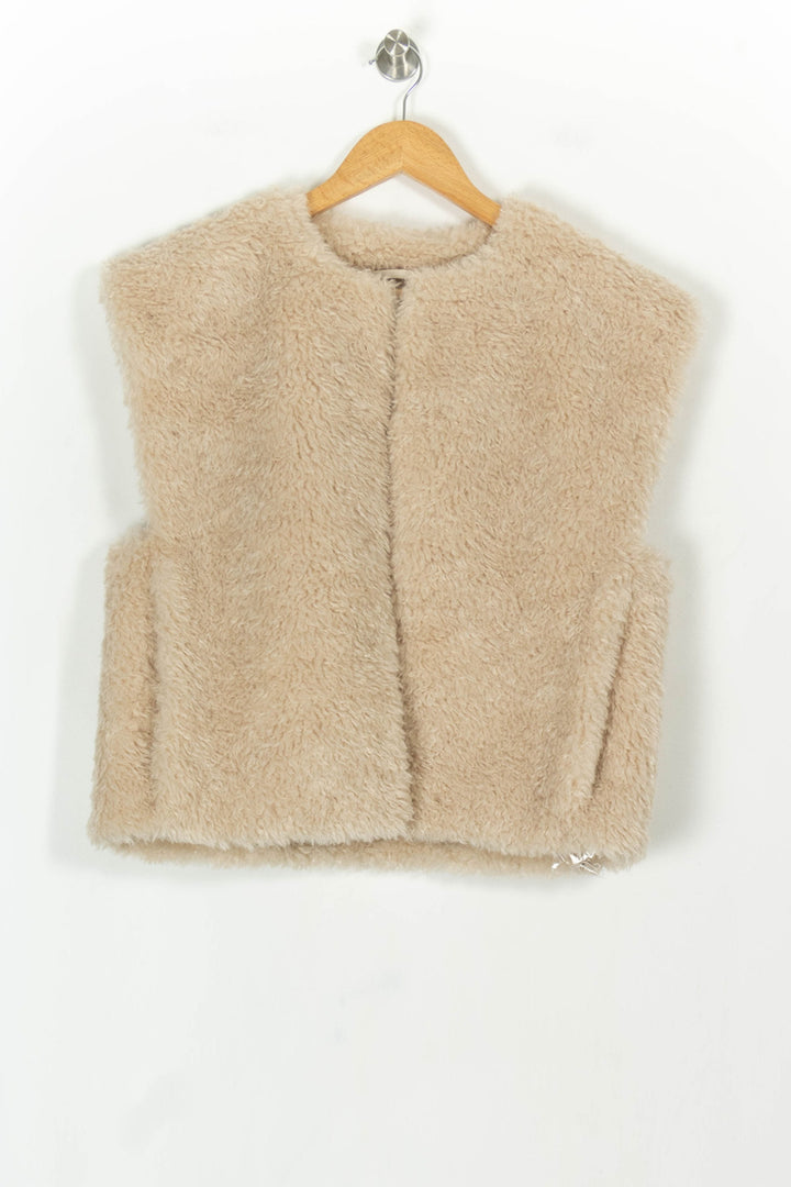 Gilet Sans Manches Beige - Taille XL/42 de la marque Petite Mendigote | PARAD119432 - Vendu par Paradigme - Image 2