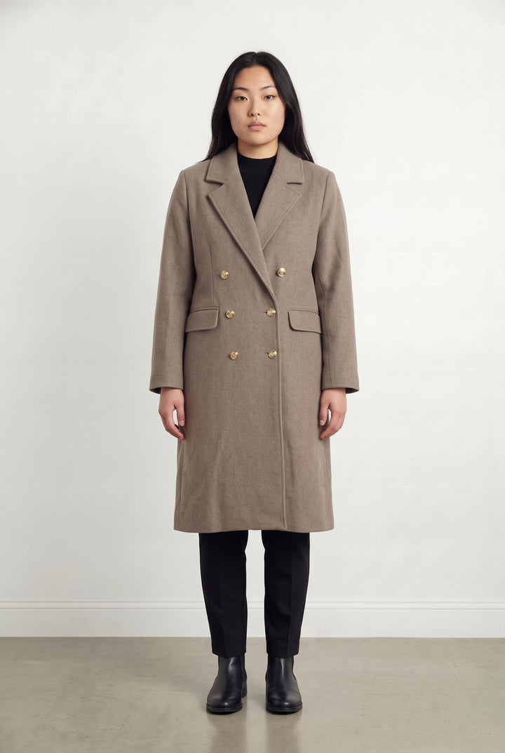 Manteau Long Beige - Taille L/40 de la marque Petite Mendigote | PARAD119433 - Vendu par Paradigme - Image 1