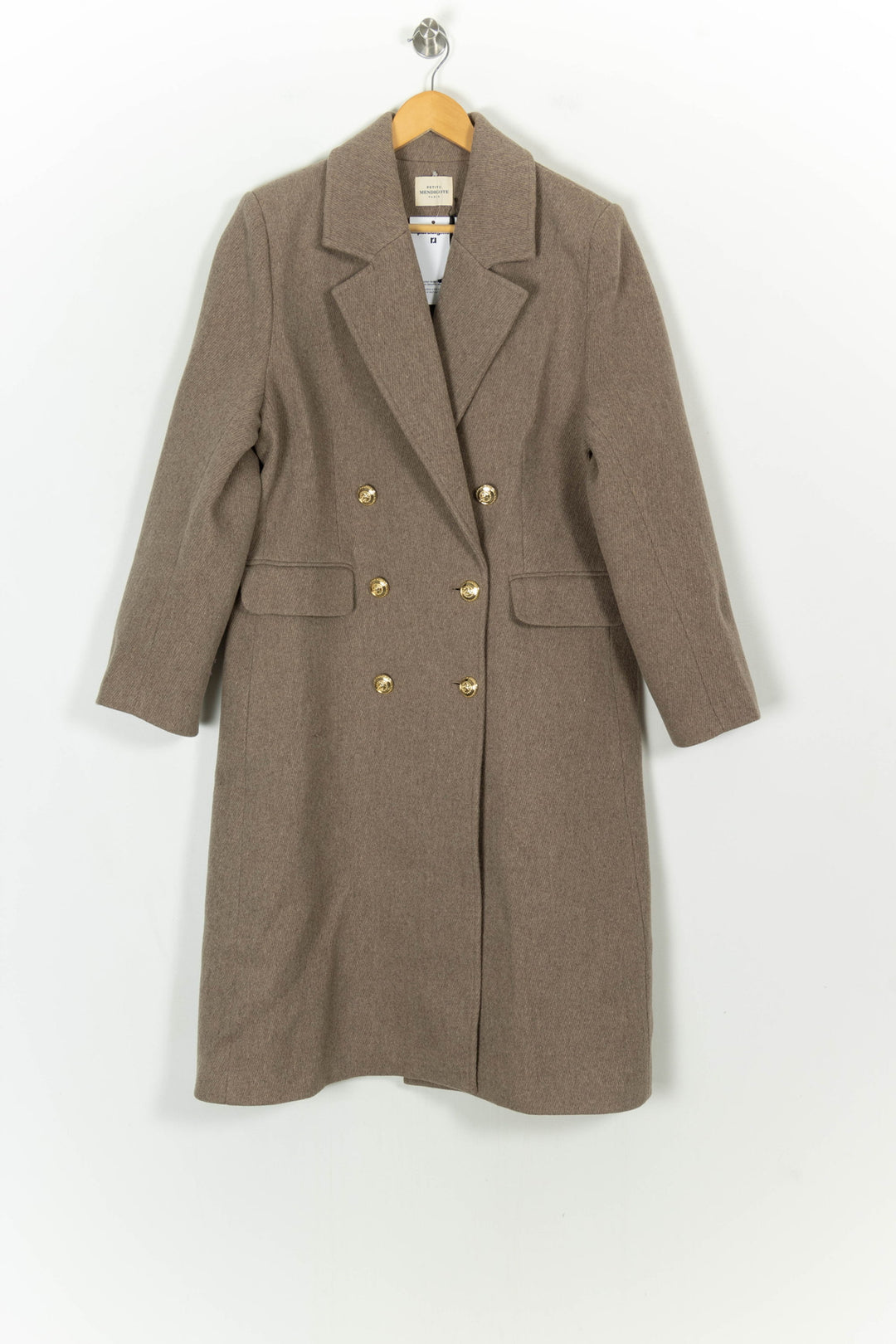 Manteau Long Beige - Taille L/40 de la marque Petite Mendigote | PARAD119433 - Vendu par Paradigme - Image 2