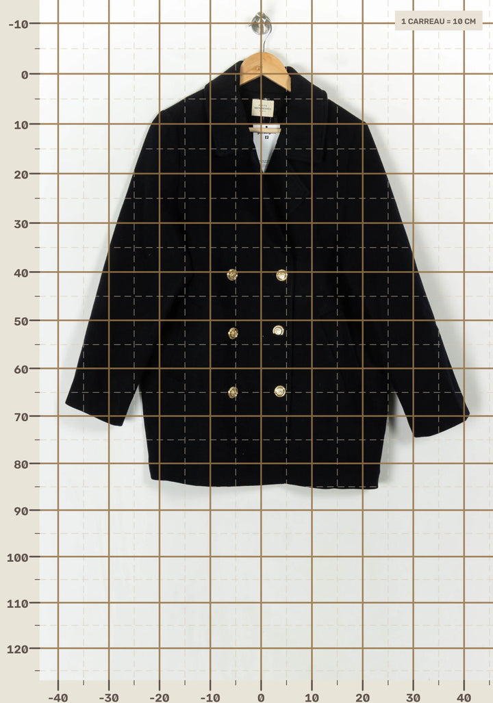 Caban Bleu - Taille XL/42 de la marque Petite Mendigote | PARAD119437 - Vendu par Paradigme - Image 4