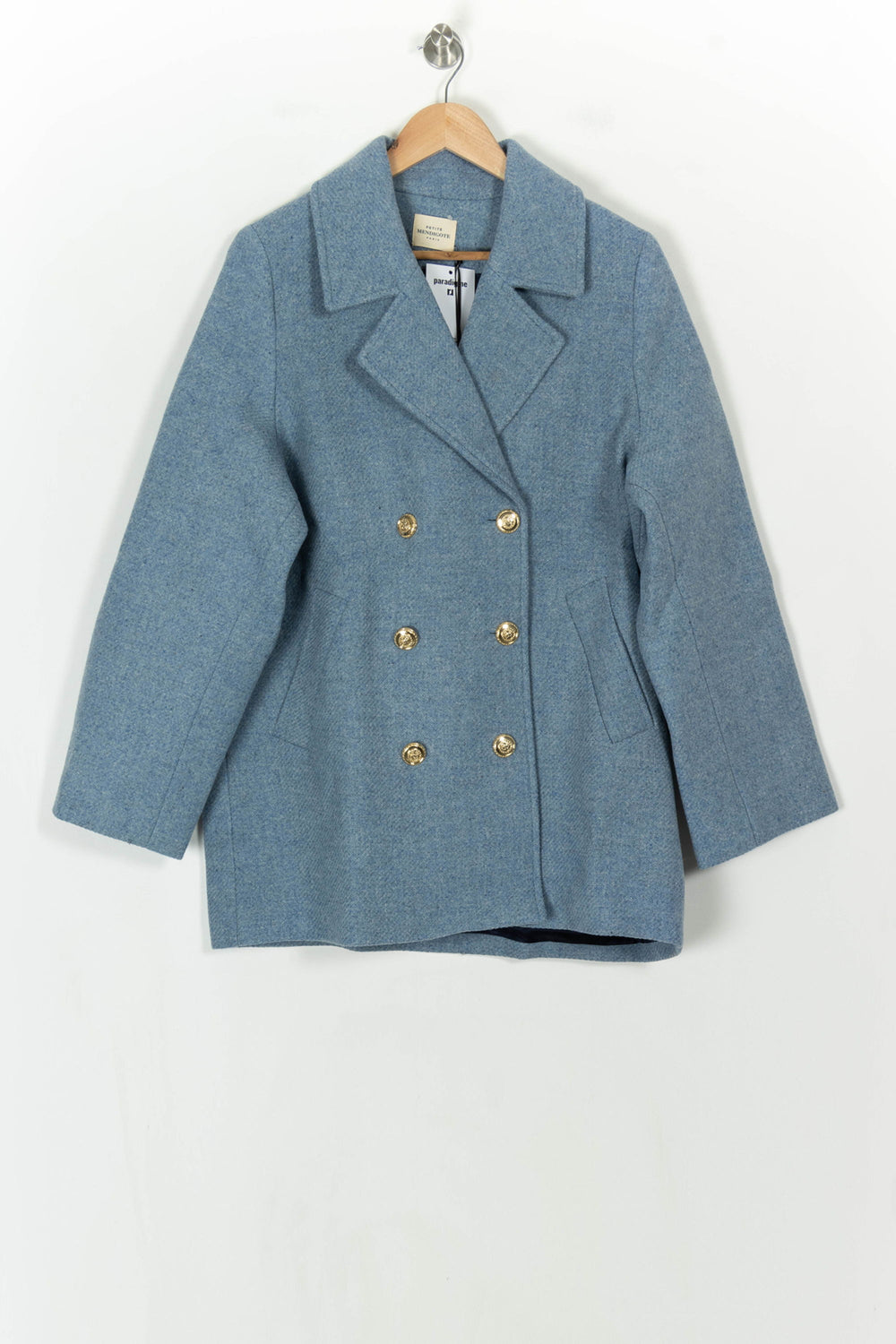 Manteau Bleu - Taille L/40 de la marque Petite Mendigote | PARAD119439 - Vendu par Paradigme - Image 2