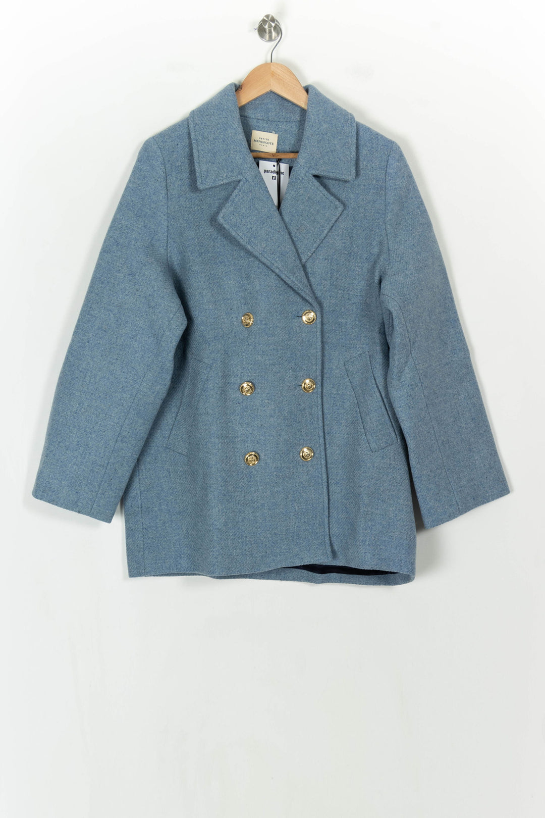 Manteau Bleu - Taille L/40 de la marque Petite Mendigote | PARAD119439 - Vendu par Paradigme - Image 2