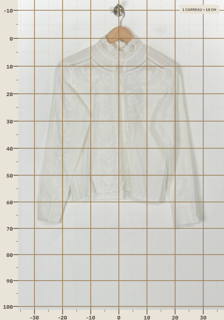 Blouse Blanche - Taille XS/34 de la marque Petite Mendigote | PARAD119440 - Vendu par Paradigme - Image 4
