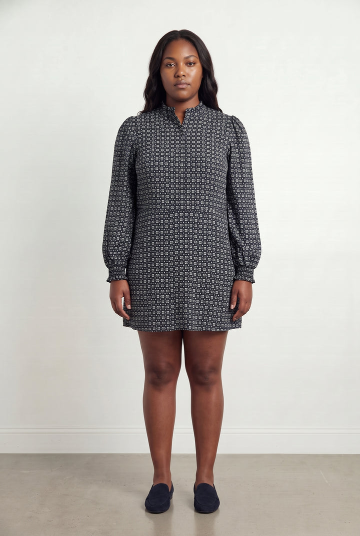 Robe Chemise Noire et Blanche - Taille XL/42 de la marque Petite Mendigote | PARAD119443 - Vendu par Paradigme - Image 1