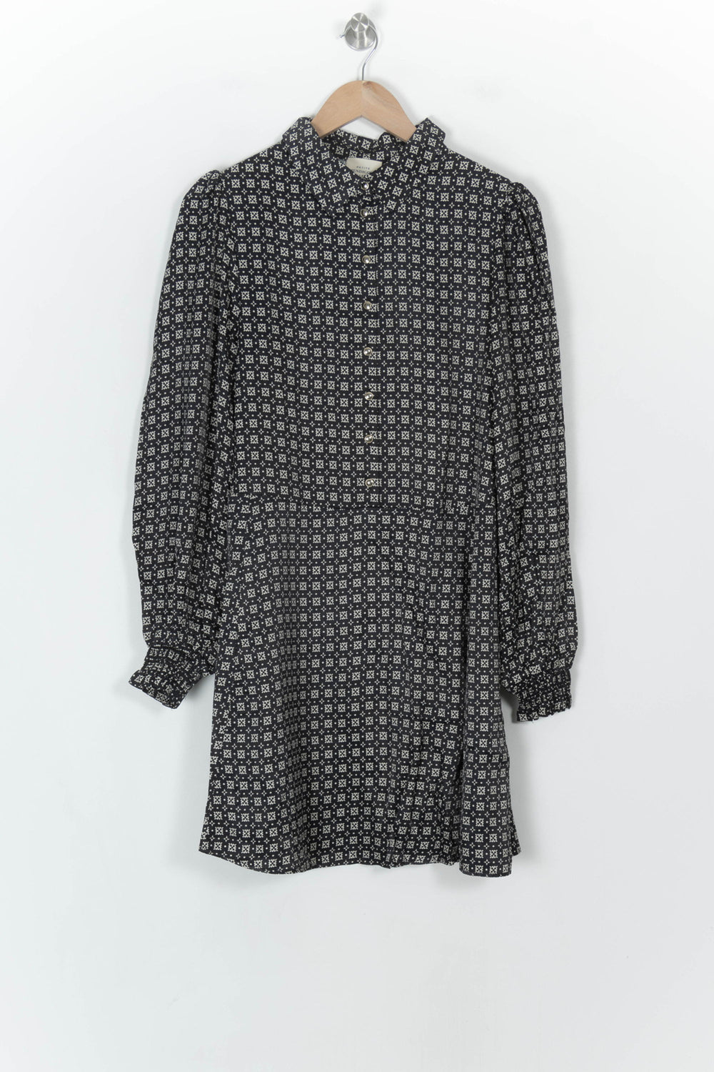 Robe Chemise Noire et Blanche - Taille XL/42 de la marque Petite Mendigote | PARAD119443 - Vendu par Paradigme - Image 2