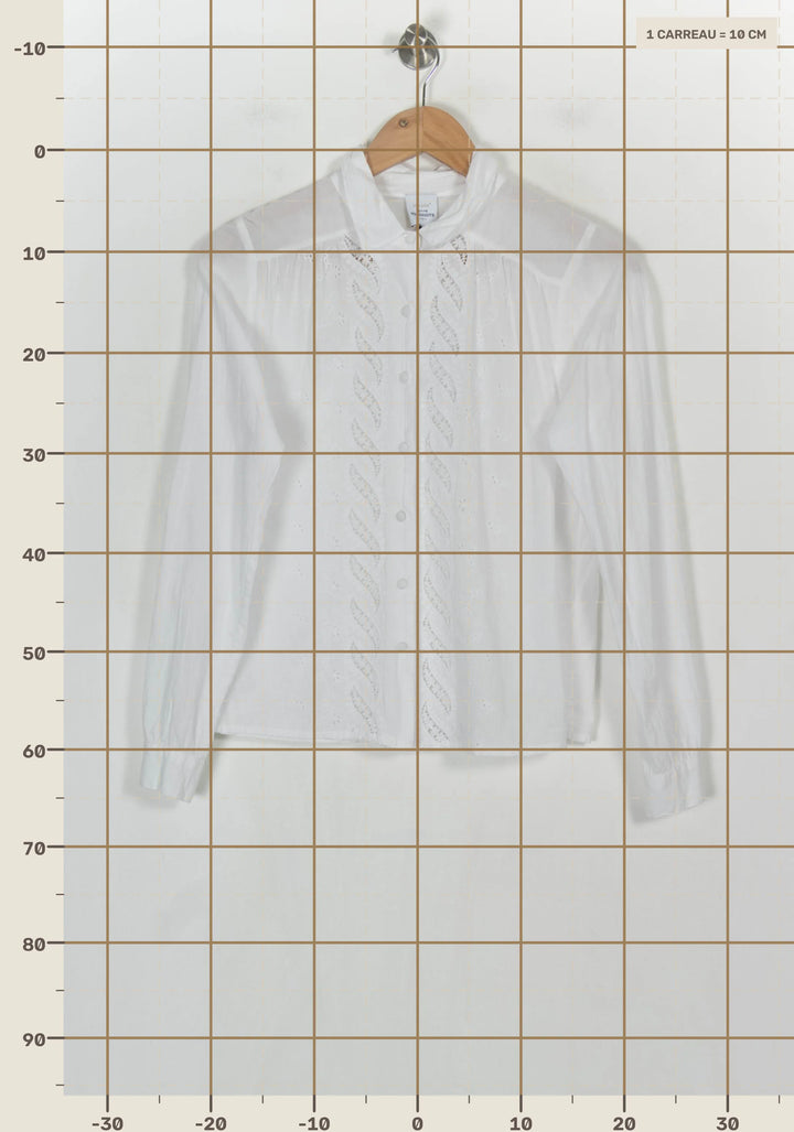 Chemise Blanche - Taille XS/34 de la marque Petite Mendigote | PARAD119445 - Vendu par Paradigme - Image 4
