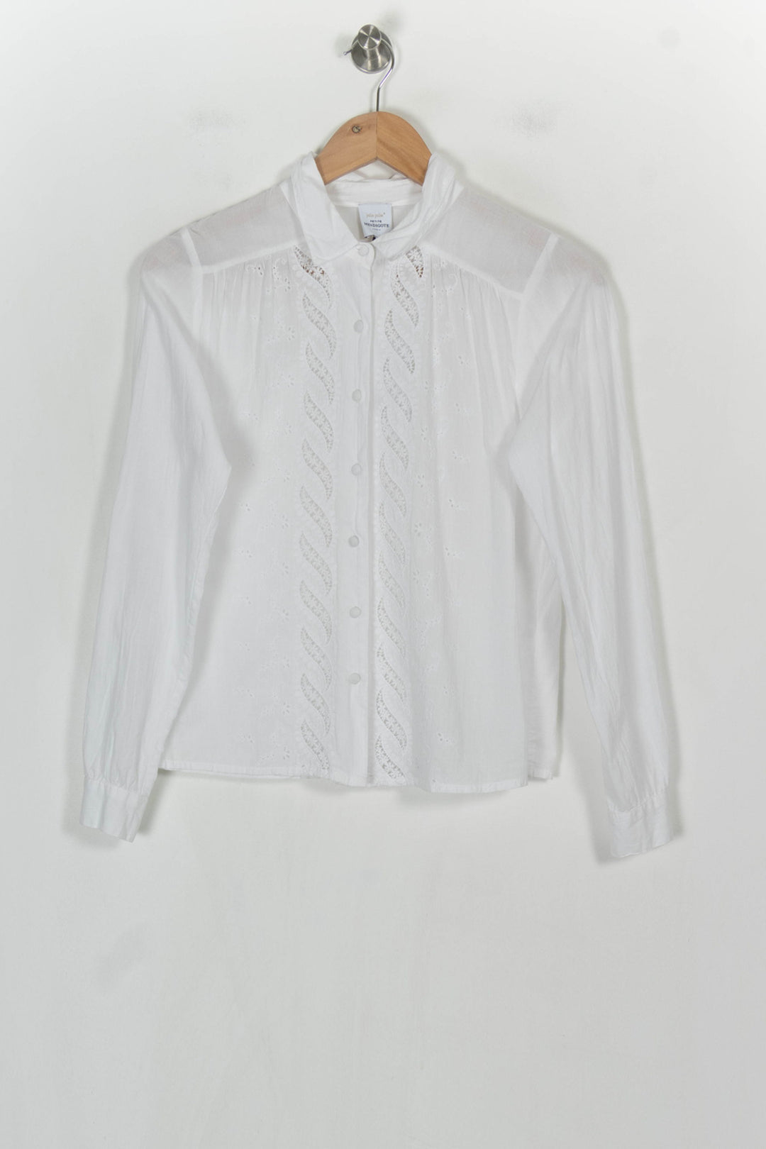 Chemise Blanche - Taille XS/34 de la marque Petite Mendigote | PARAD119445 - Vendu par Paradigme - Image 2