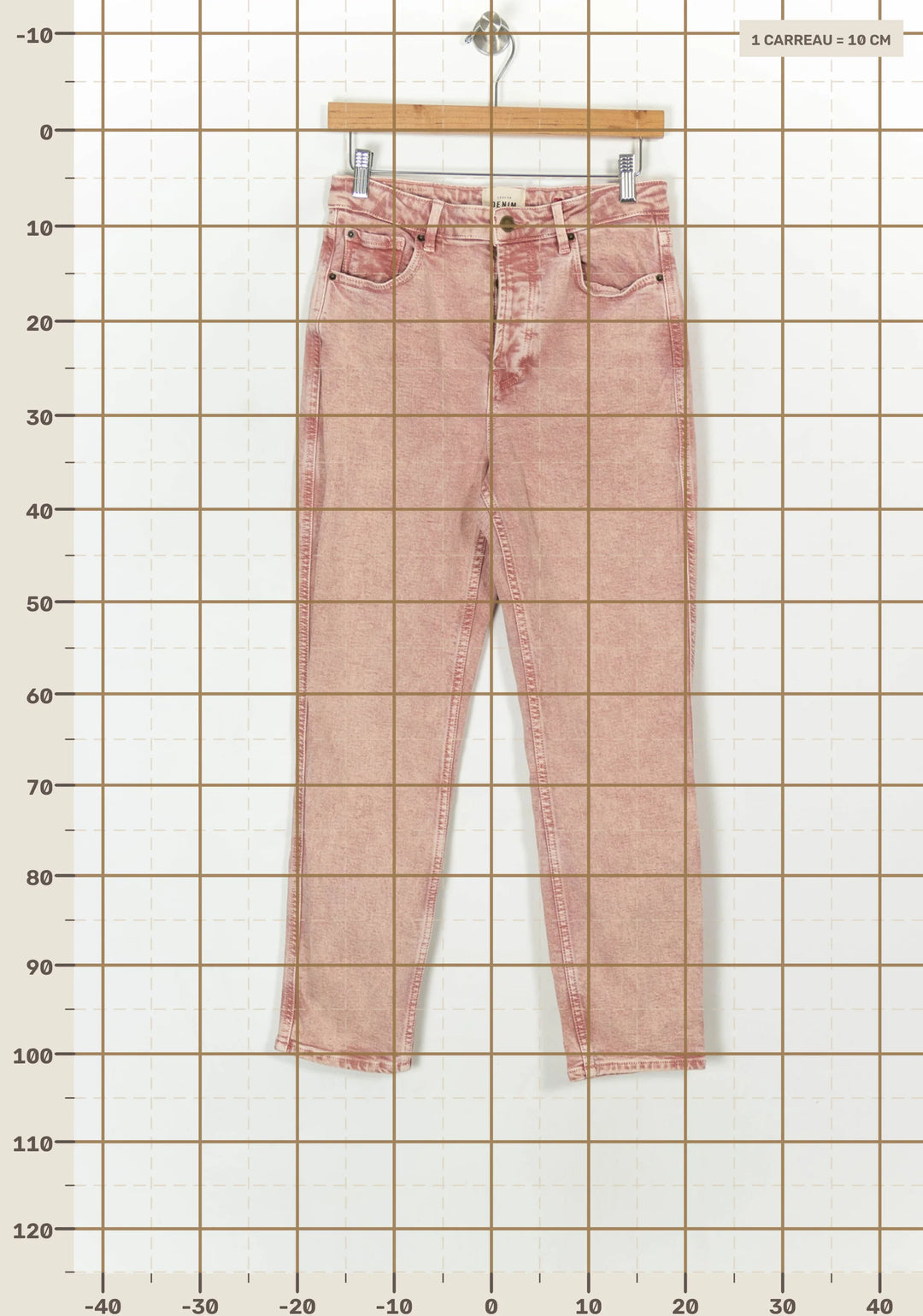 Jean Rose - Taille M/38 de la marque Sézane | PARAD119448 - Vendu par Paradigme - Image 4