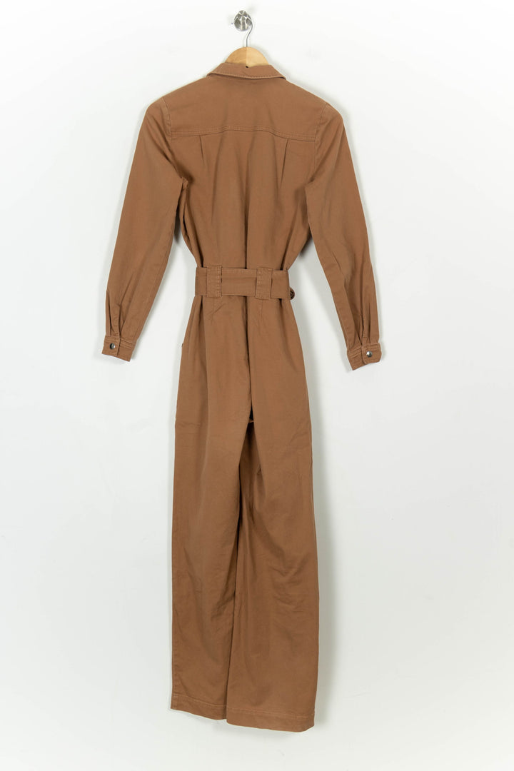 Combinaison Pantalon Marron - Taille S/36 de la marque Sézane | PARAD119450 - Vendu par Paradigme - Image 5