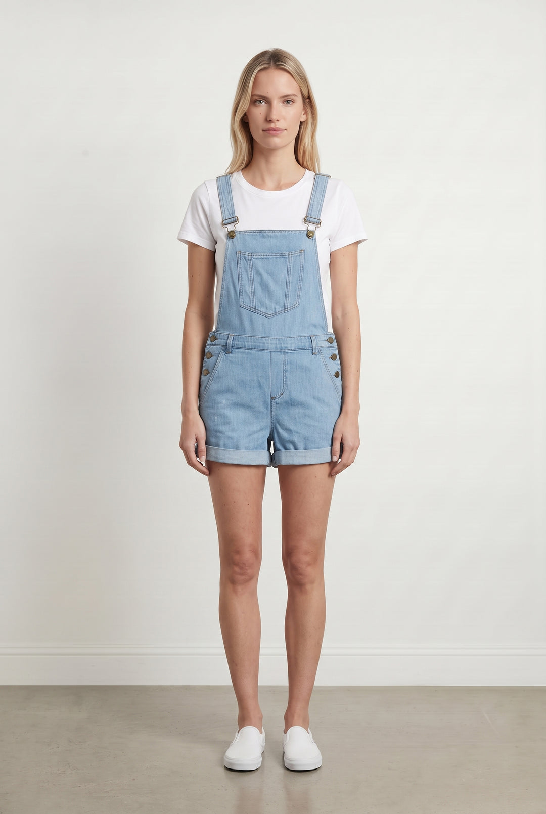 Salopette Short Bleu - Taille XS/34 de la marque Comptoir des Cotonniers | PARAD119451 - Vendu par Paradigme - Image 1