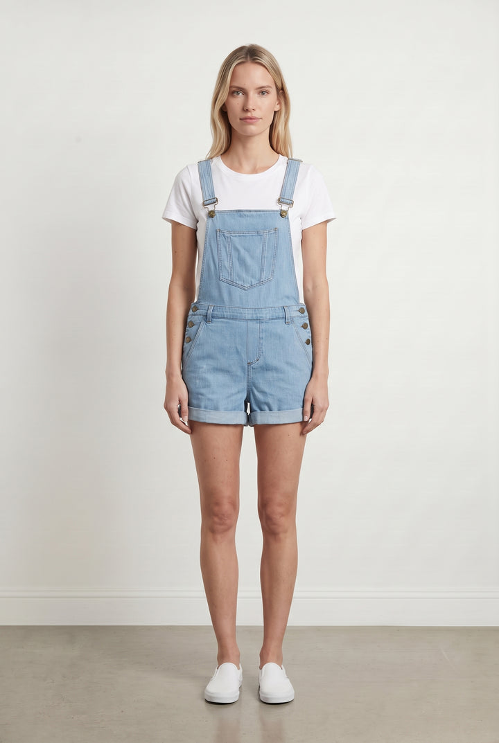 Salopette Short Bleu - Taille XS/34 de la marque Comptoir des Cotonniers | PARAD119451 - Vendu par Paradigme - Image 1