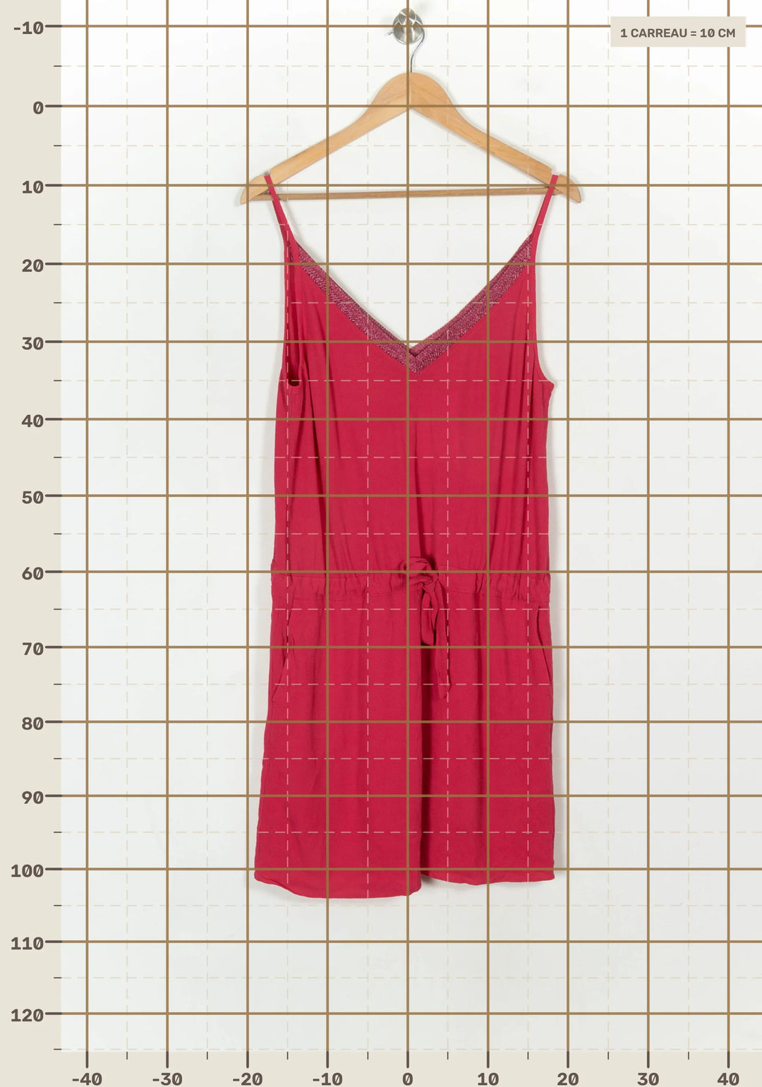 Robe Courte Rose - Taille L/40 de la marque Sud express | PARAD119452 - Vendu par Paradigme - Image 4