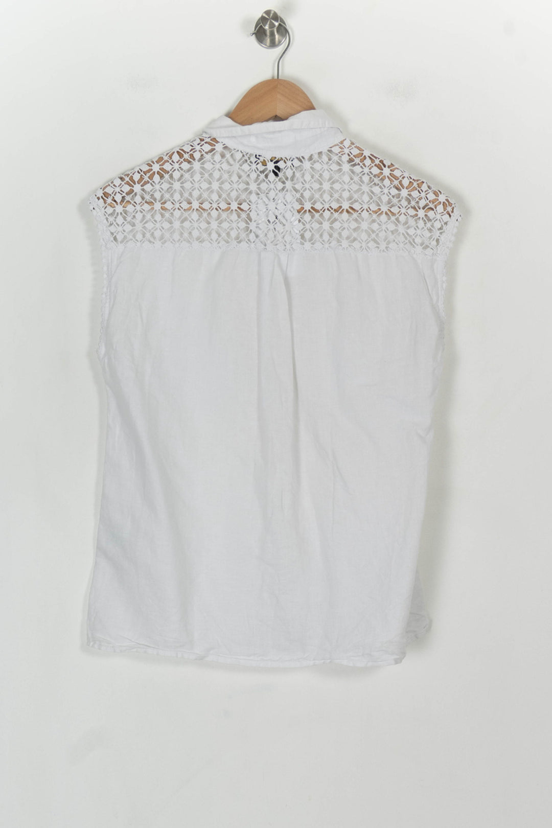 Chemise Sans Manches Blanche - Taille L/40 de la marque Maison 123 | PARAD119457 - Vendu par Paradigme - Image 5