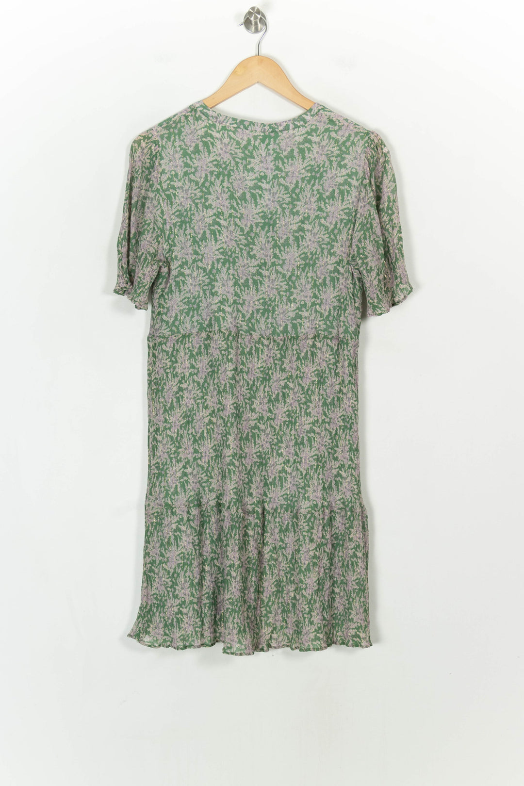 Robe Courte Verte et Lilas - Taille XL/42 de la marque Maison 123 | PARAD119459 - Vendu par Paradigme - Image 5