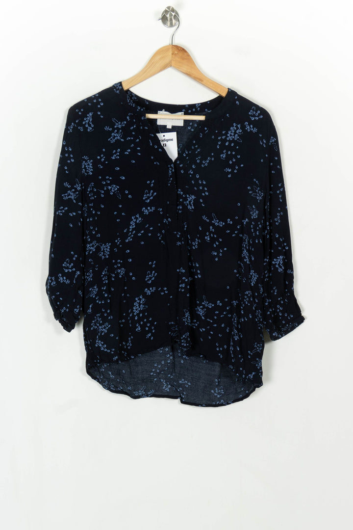 Blouse Noire et Bleue - Taille L/40 de la marque Sud express | PARAD119463 - Vendu par Paradigme - Image 2