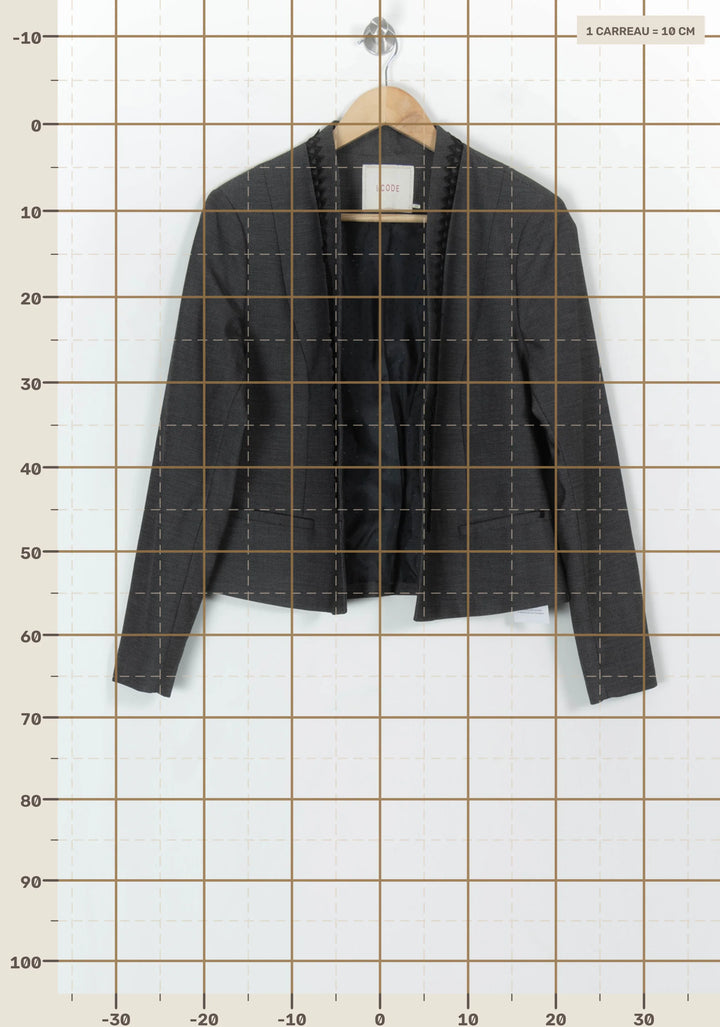 Blazer Gris - Taille XL/42 de la marque I.Code | PARAD119465 - Vendu par Paradigme - Image 4