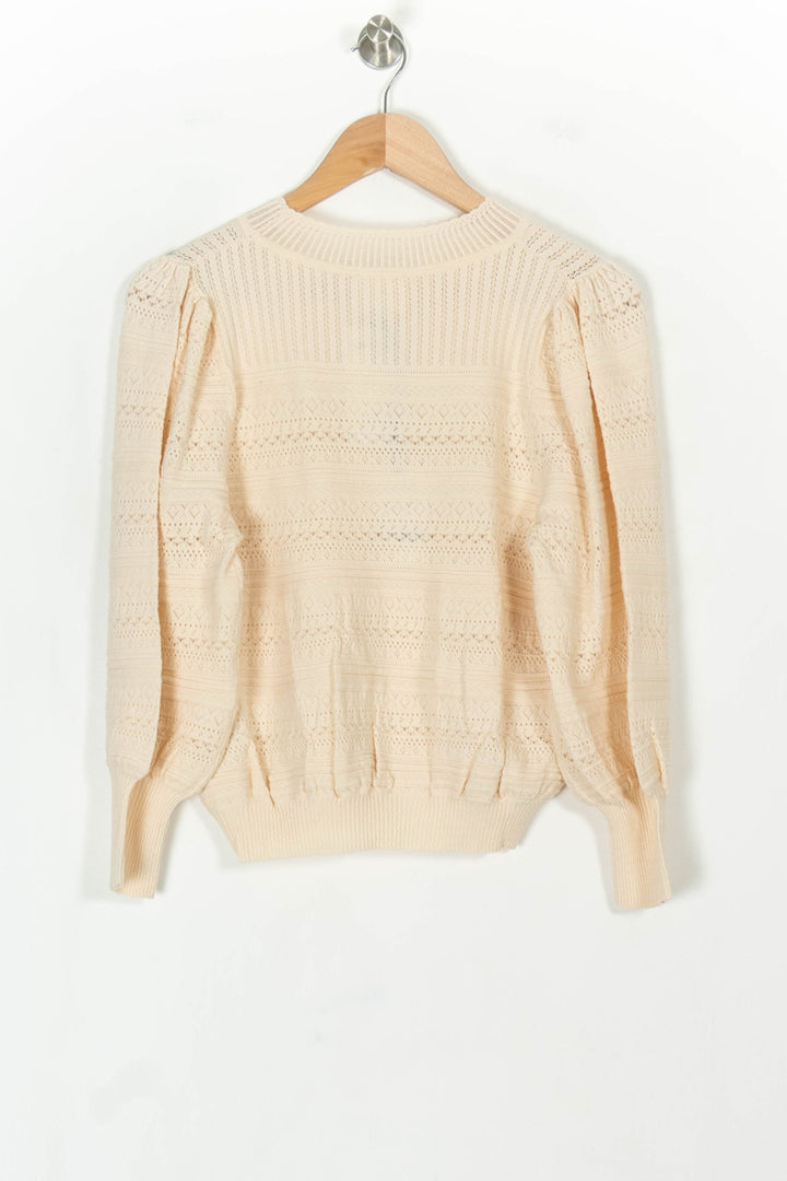 Pull Beige - Taille M/38 de la marque Petite Mendigote | PARAD119466 - Vendu par Paradigme - Image 5