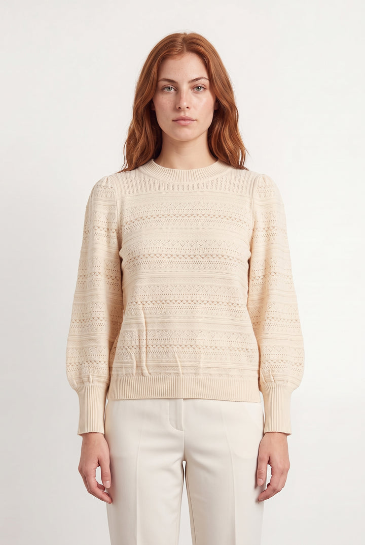 Pull Beige - Taille M/38 de la marque Petite Mendigote | PARAD119466 - Vendu par Paradigme - Image 1