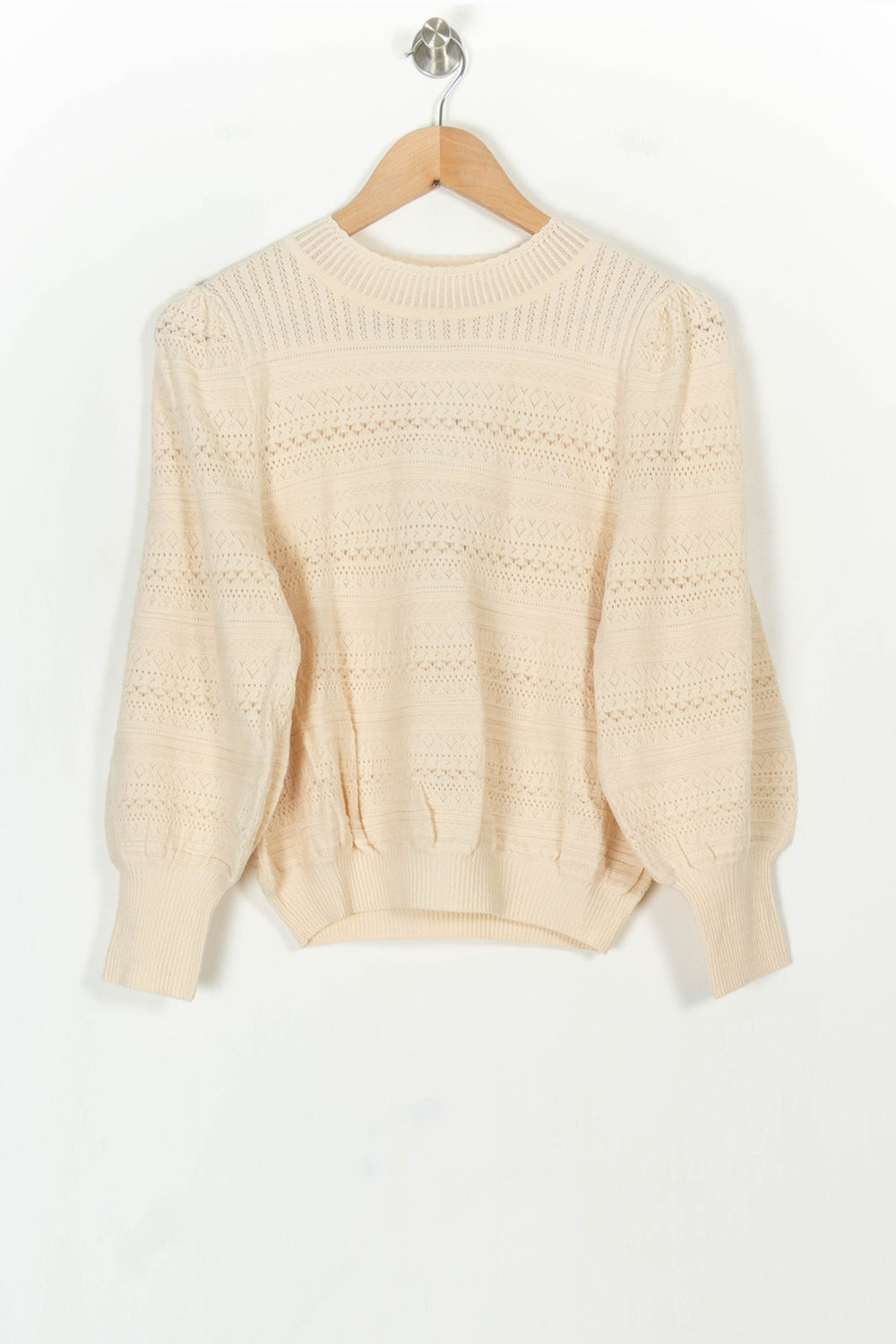 Pull Beige - Taille M/38 de la marque Petite Mendigote | PARAD119466 - Vendu par Paradigme - Image 2