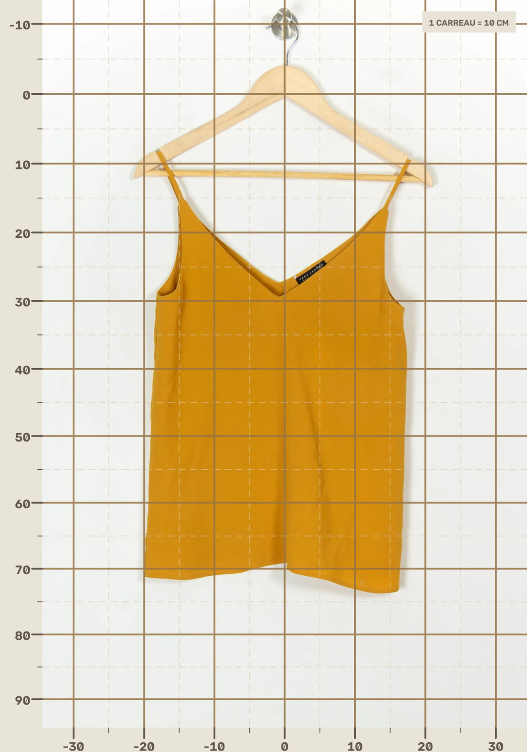 Débardeur Jaune - Taille S/36 de la marque Tara Jarmon | PARAD119467 - Vendu par Paradigme - Image 4