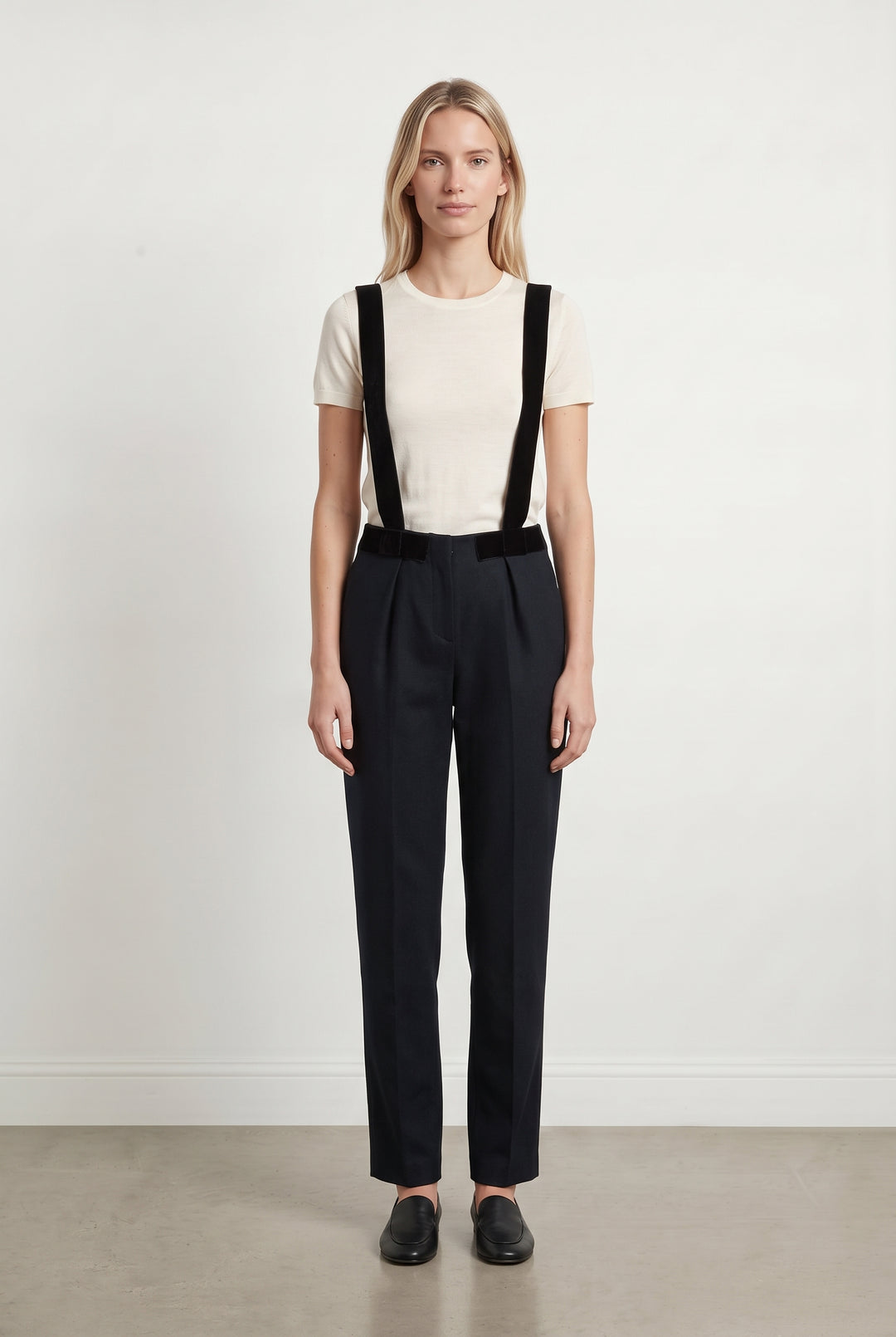 Pantalon à Bretelles Bleu - Taille S/36 de la marque Claudie Pierlot | PARAD119470 - Vendu par Paradigme - Image 1