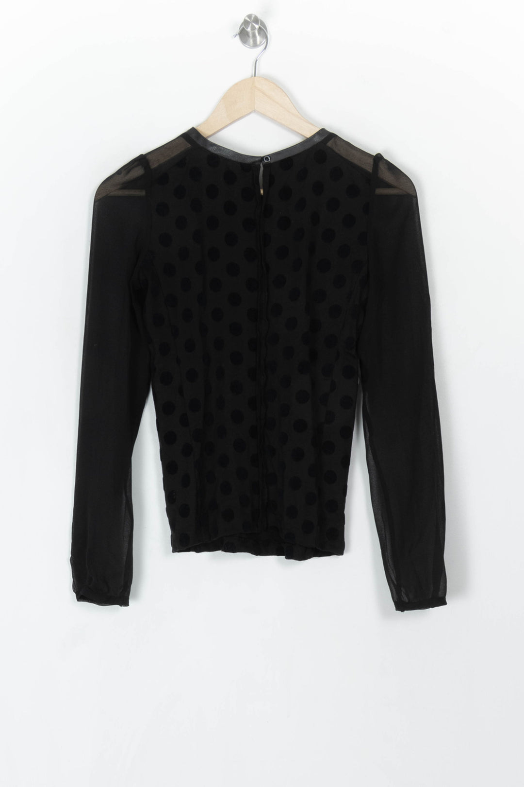 Blouse Noire - Taille S/36 de la marque Maje | PARAD119480 - Vendu par Paradigme - Image 5