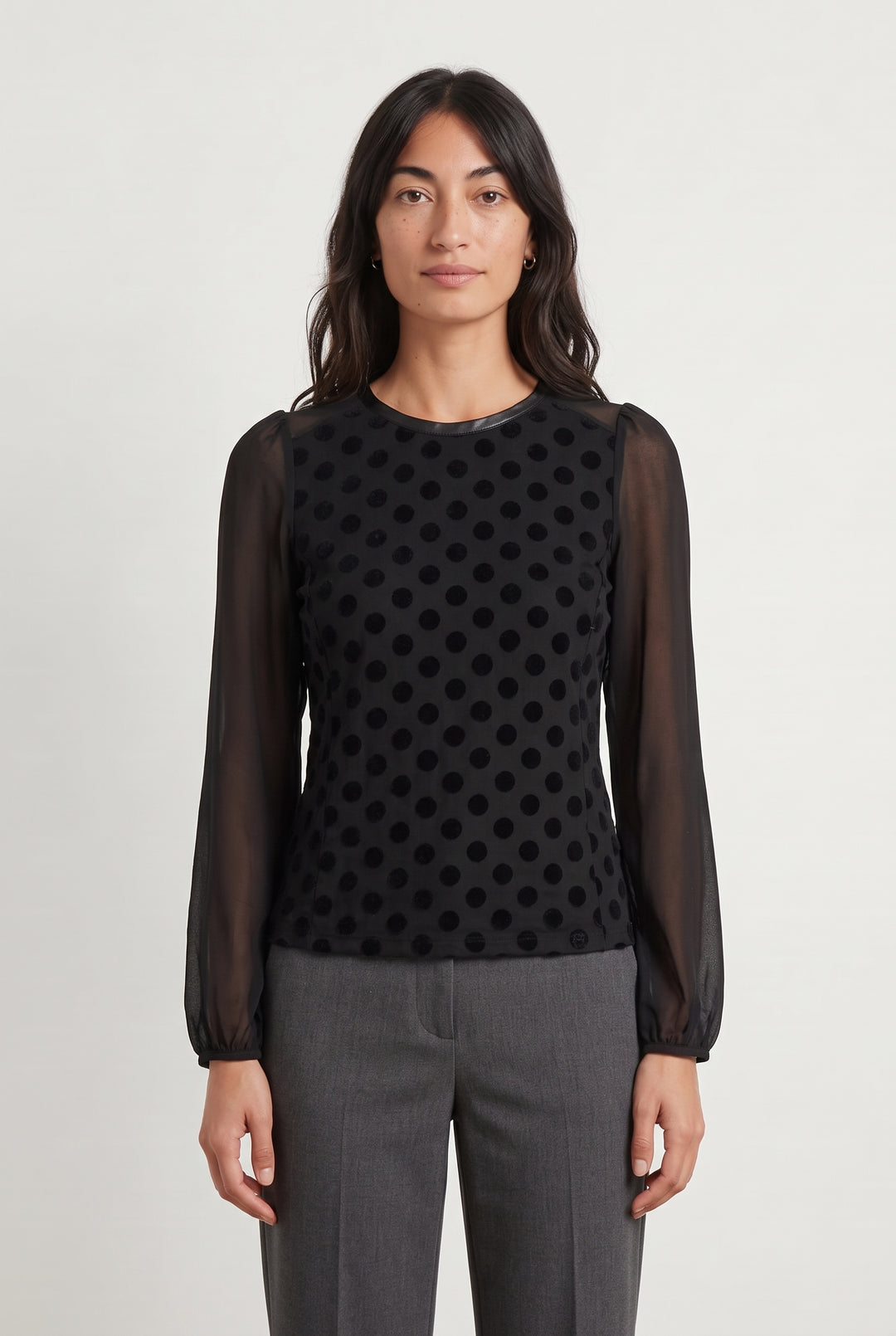 Blouse Noire - Taille S/36 de la marque Maje | PARAD119480 - Vendu par Paradigme - Image 1