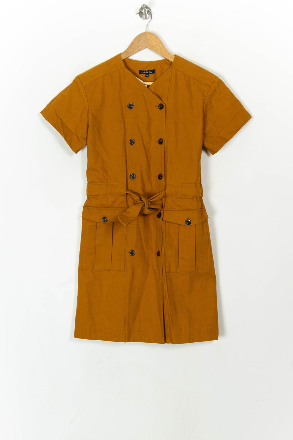 Robe Chemise Jaune - Taille XS/34 de la marque Soeur | PARAD119481 - Vendu par Paradigme - Image 2