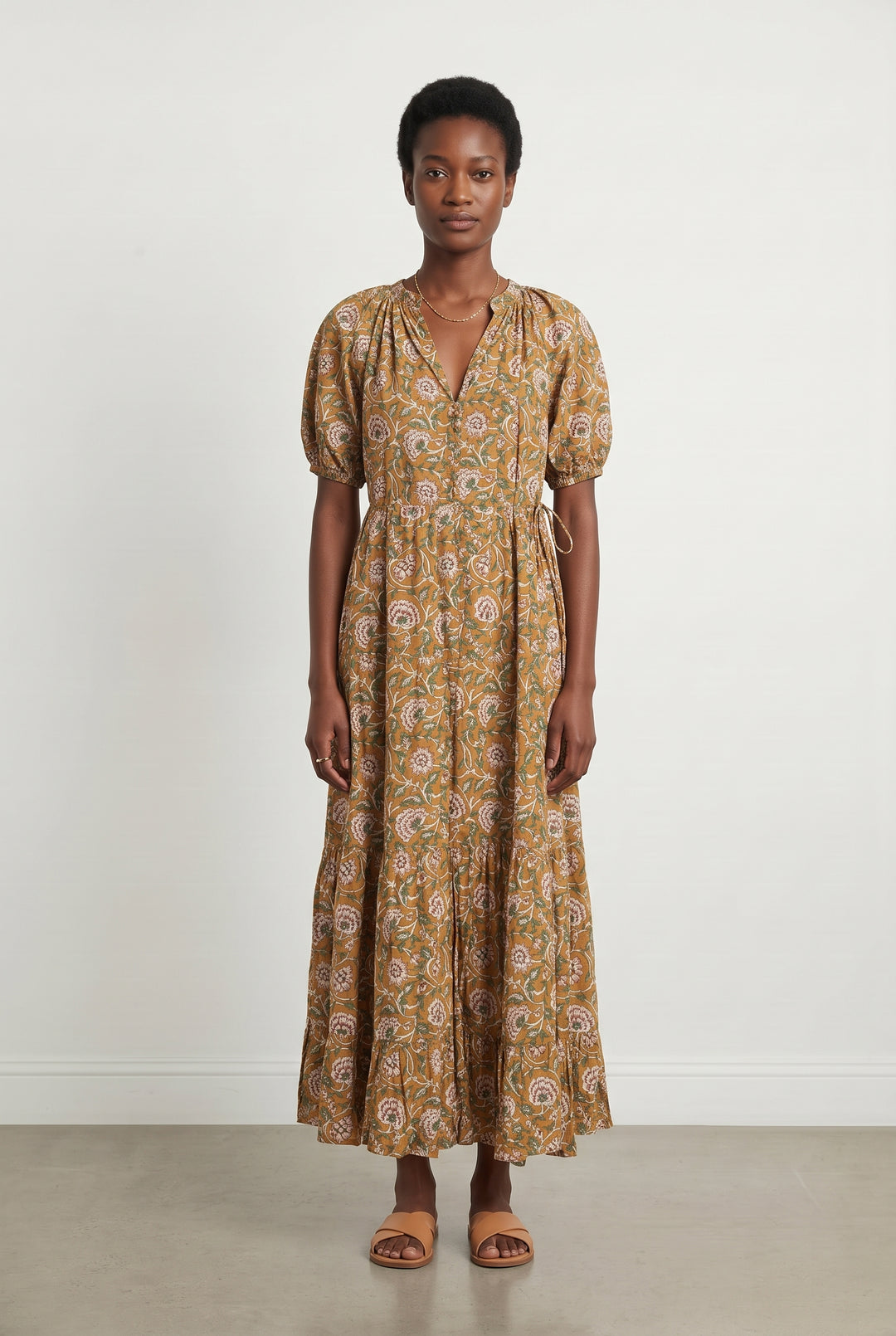 Robe Longue Multicolore - Taille XS/34 de la marque Sézane | PARAD119482 - Vendu par Paradigme - Image 1