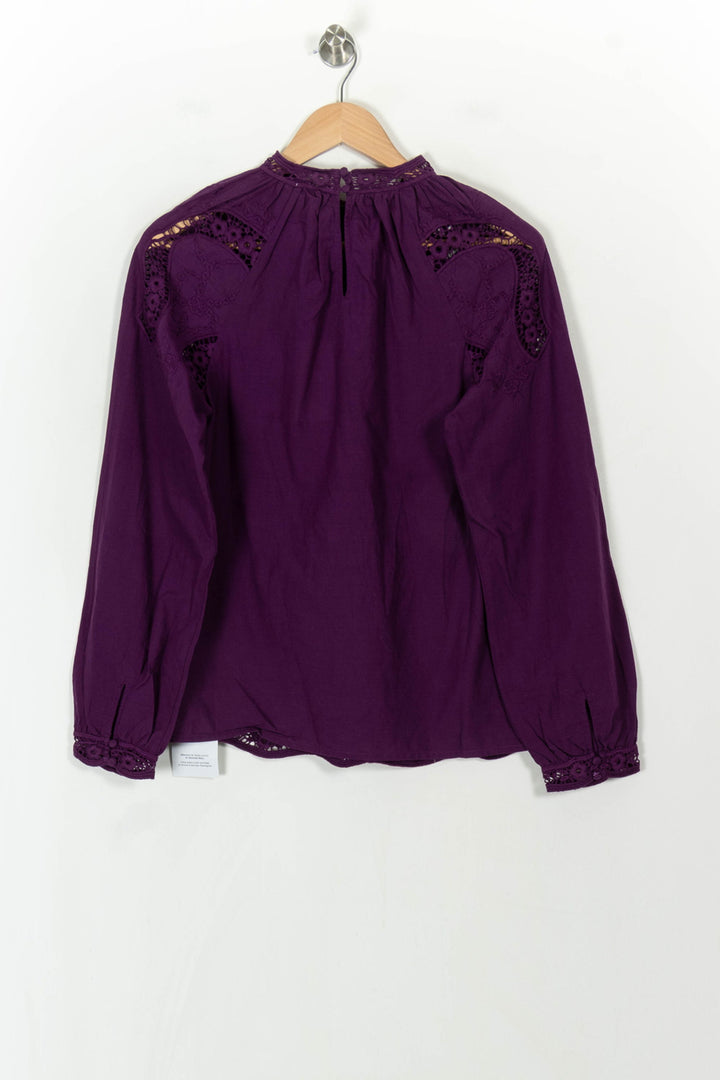 Blouse Violette - Taille XS/34 de la marque Petite Mendigote | PARAD119486 - Vendu par Paradigme - Image 5