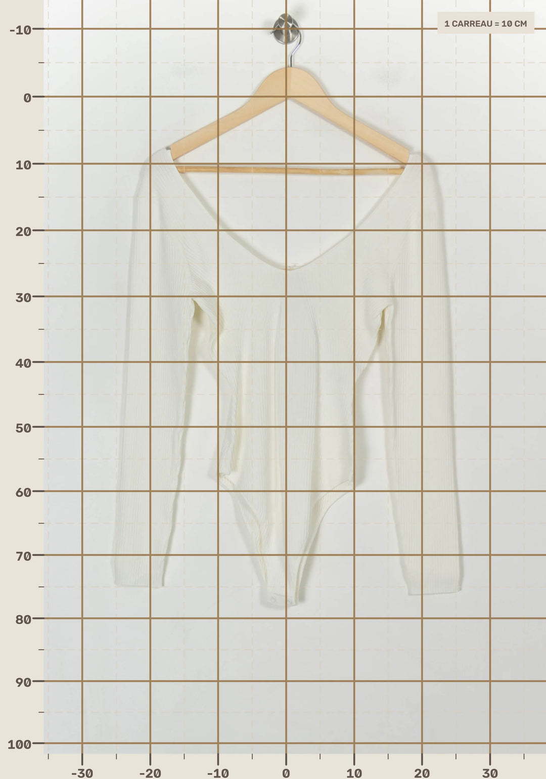 Body Blanc - Taille L/40 de la marque Petite Mendigote | PARAD119487 - Vendu par Paradigme - Image 4