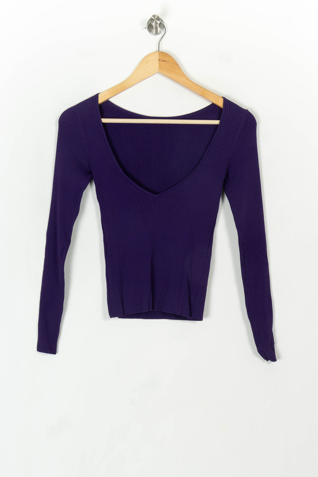 Pull Violet - Taille XS/34 de la marque Petite Mendigote | PARAD119490 - Vendu par Paradigme - Image 5