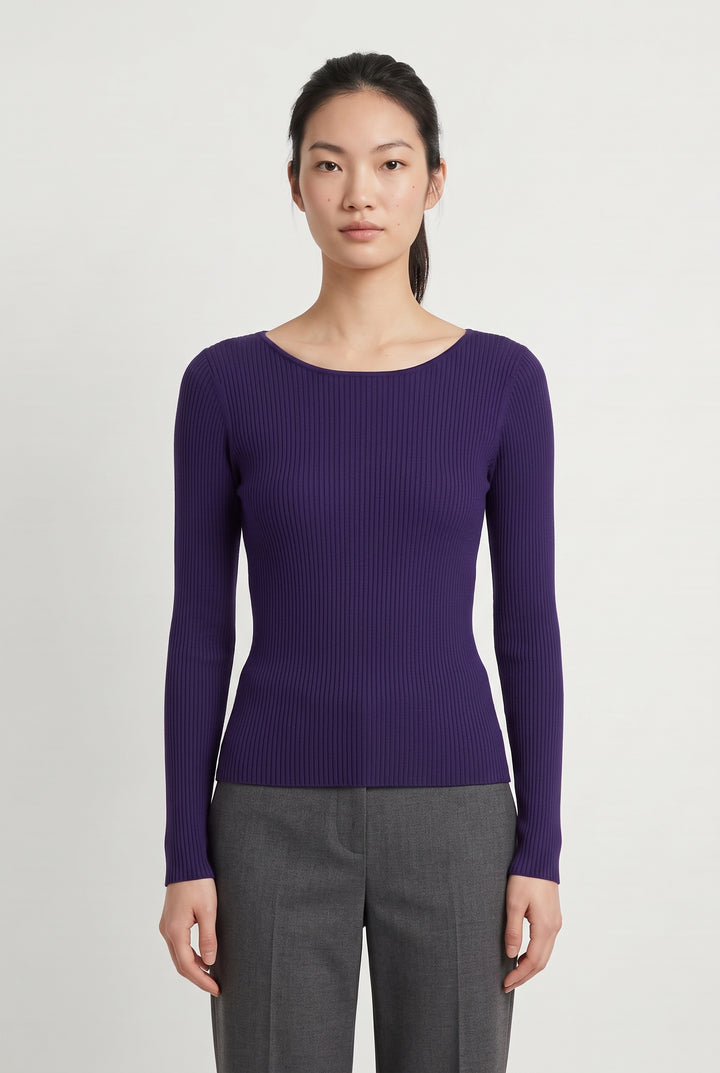 Pull Violet - Taille XS/34 de la marque Petite Mendigote | PARAD119490 - Vendu par Paradigme - Image 1