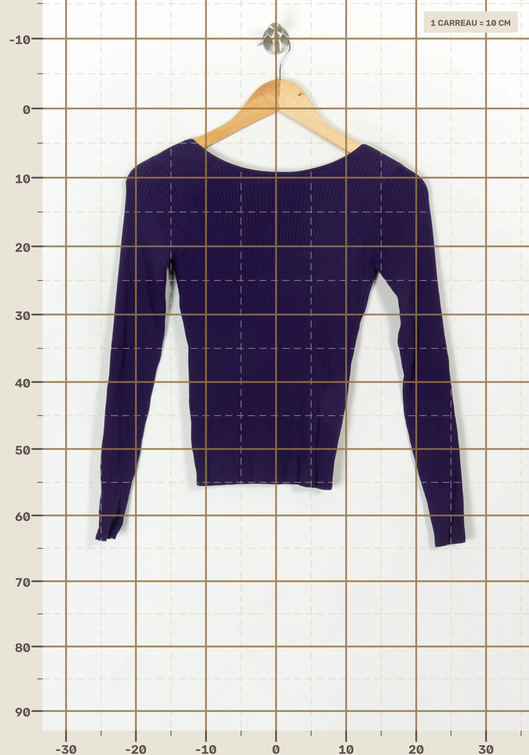 Pull Violet - Taille XS/34 de la marque Petite Mendigote | PARAD119490 - Vendu par Paradigme - Image 4