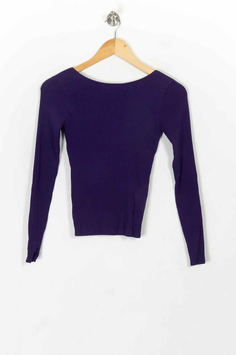 Pull Violet - Taille XS/34 de la marque Petite Mendigote | PARAD119490 - Vendu par Paradigme - Image 2