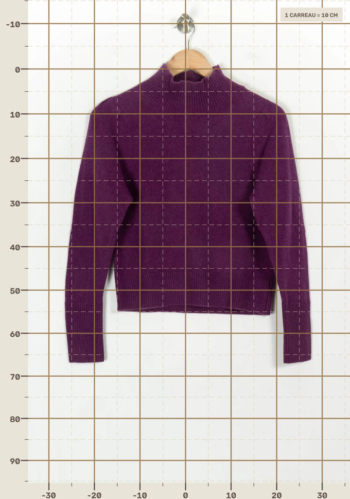 Pull Violet - Taille S/36 de la marque Petite Mendigote | PARAD119494 - Vendu par Paradigme - Image 4