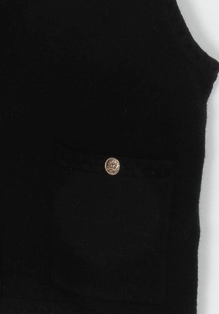 Gilet Noir - Taille S/36 de la marque Petite Mendigote | PARAD119495 - Vendu par Paradigme - Image 3