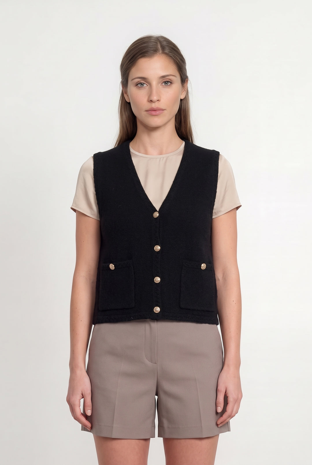 Gilet Noir - Taille S/36 de la marque Petite Mendigote | PARAD119495 - Vendu par Paradigme - Image 1