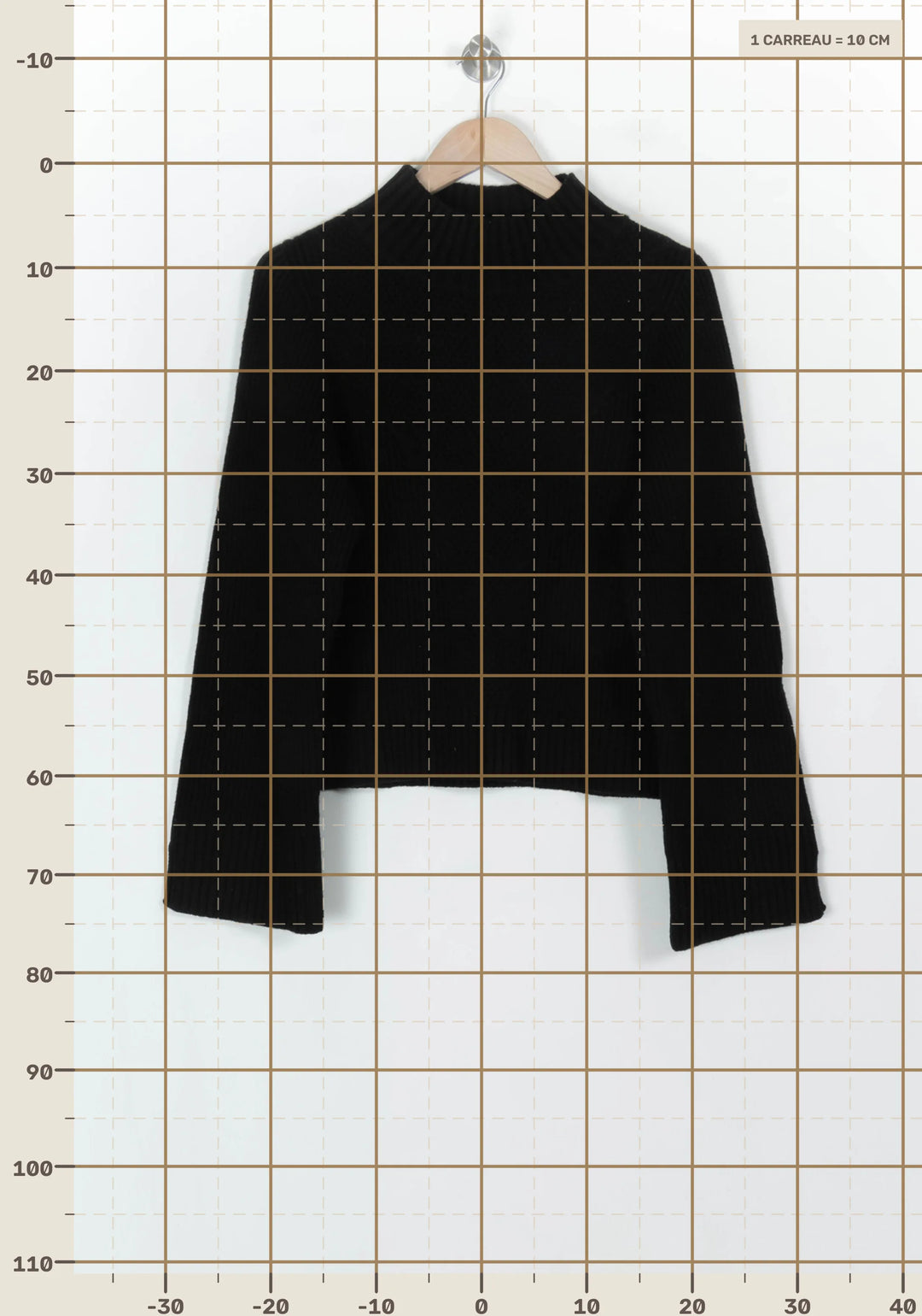 Pull Noir - Taille XL/42 de la marque Petite Mendigote | PARAD119499 - Vendu par Paradigme - Image 4